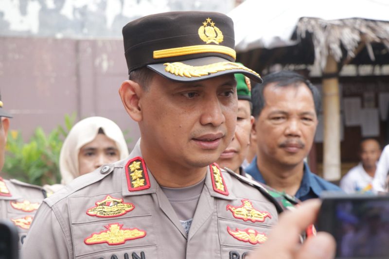 Foto: Kapolres Metro Tangerang Kota Kombes Pol. Zain Dwi Nugroho Saat Memberikan Keterangan Pers.