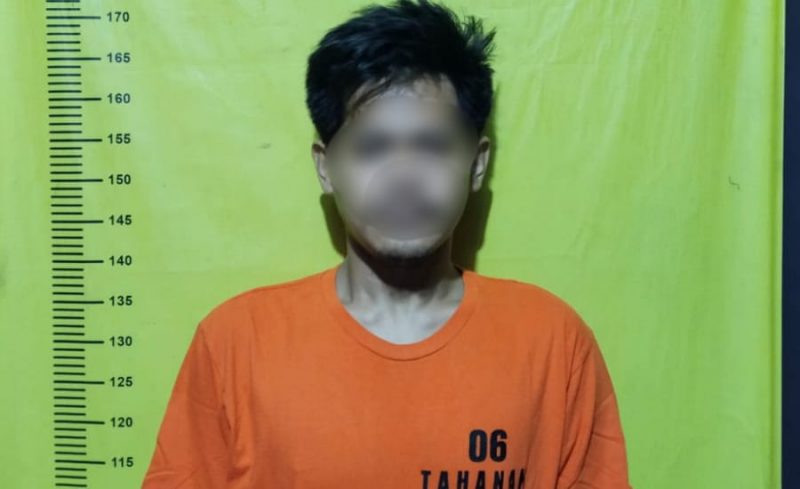 Foto: SGR alias Remon (24) Pelaku Pengedar Sabu di Sepatan.