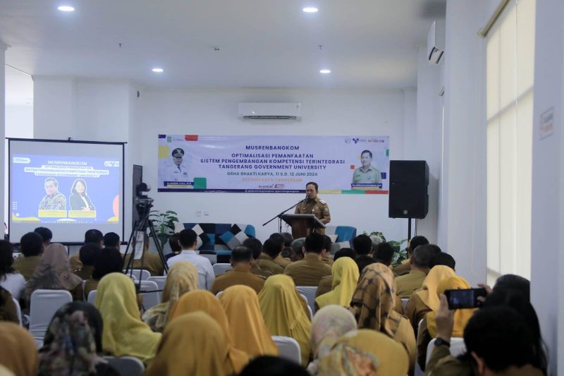Foto: Pj Walikota Tangerang DR Nurdin Saat Membuka Kegiatan Musrenbangkom.