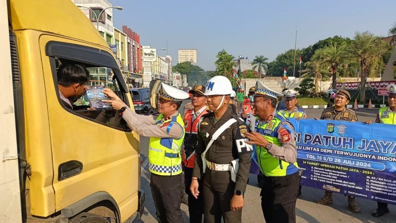 Foto: Suasana Hari Pertama Gelar Operasi Patuh Jaya 2024 Polres Metro Tangerang Kota.