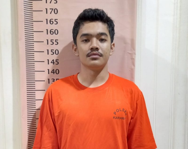 Foto: Destri Putra Waruwu (25), Tersangka Penganiayaan di Karawaci.