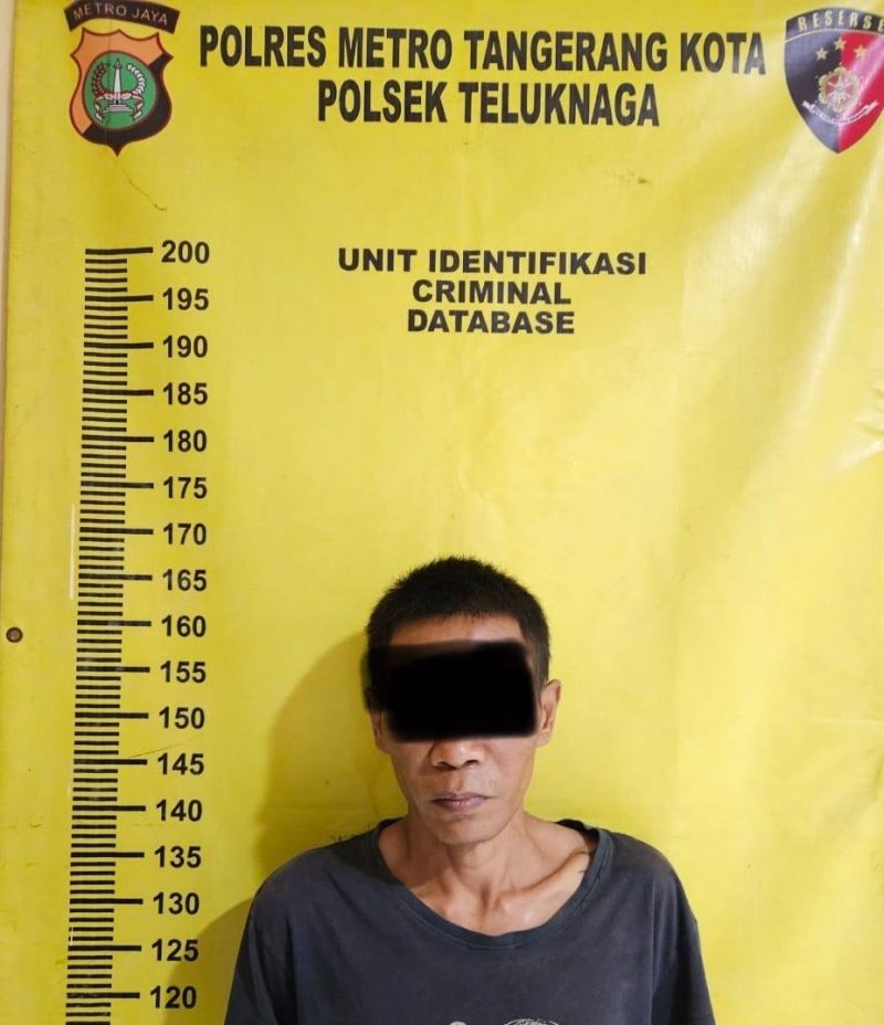 Foto: Pelaku Pembunuhan di Teluknaga, Nasa Als Baron.