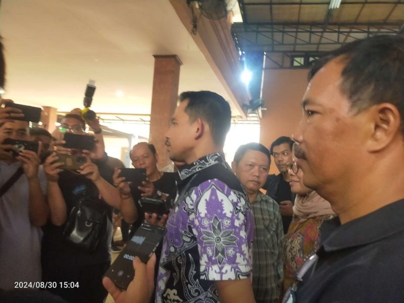Foto: Kasatreskrim Polres Metro Tangerang Kota, Kompol David Junior Kanitero Saat Memberikan Penjelasan Terkait Kasus Pelecehan.