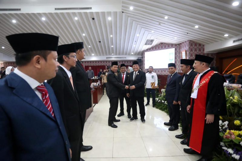 Foto: Suasana Sidang Paripurna Pelantikan Empat Pimpinan DPRD Kota Tangerang.