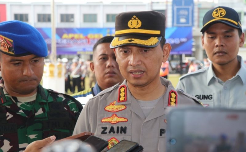 Foto: Kapolres Metro Tangerang Kota Kombes Pol Zain Dwi Nugroho Saat Memberikan Keterangan Pers Usai Pimpin Gelar Apel Pasukan Ops Zebra Jaya 2024.
