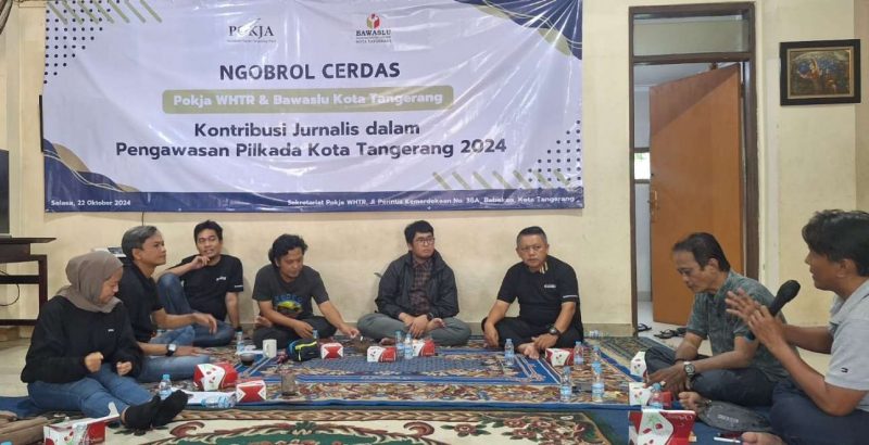 Foto: Pokja WHTR Saat Gelar Acara Ngobrol Cerdas Bersama Bawaslu.