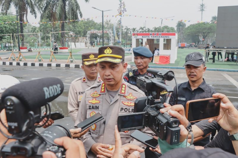 Foto: Kapolres Metro Tangerang Kota Kombes Pol Zain Dwi Nugroho Saat Memberikan Keterangan Pers di Kosambi.
