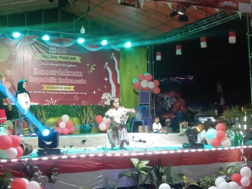Ada Pentas Seni Meriahkan Malam Puncak HUT RI Ke-80 di RT 005 Kampung Binong