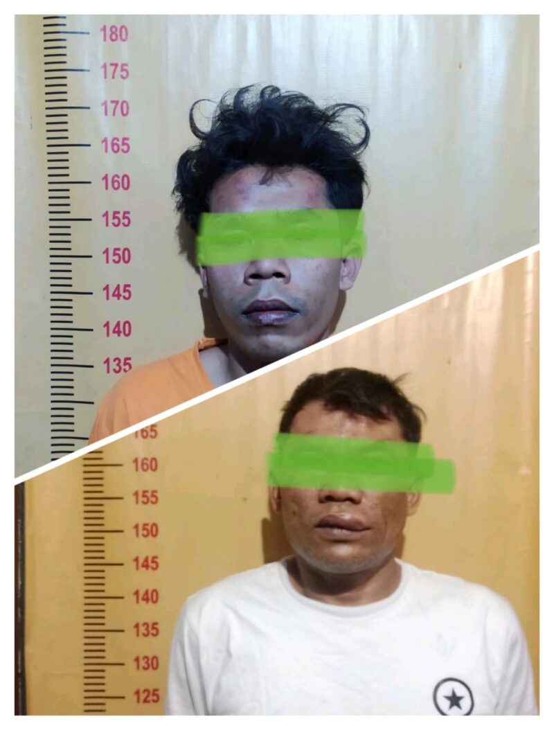 Foto: Dua Pelaku Curanmor Yang Diamankan Polsek Benda 