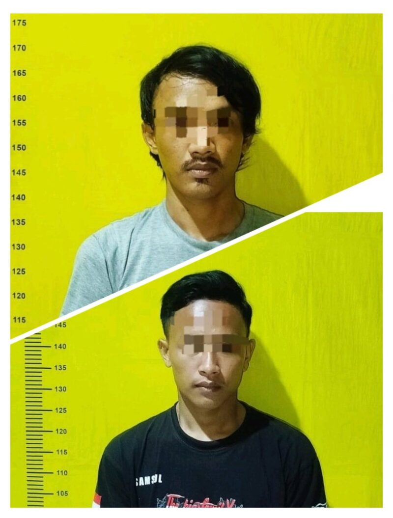 Foto: Palaku Curanmor S dan R Saat Diamankan Polsek Jatiuwung.