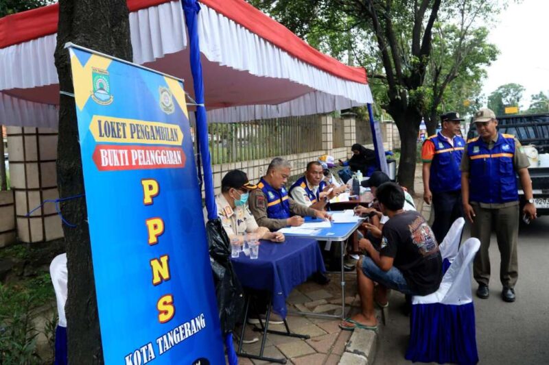 Foto: Uji Emisi Massal di Kota Tangerang.