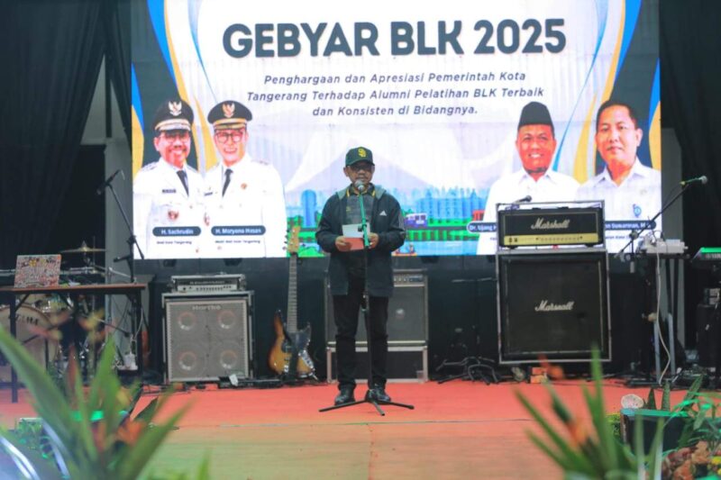 Foto: Wali Kota Tangerang, H. Sachrudin Saat Memberikan Arahan diacara Gebyar BLK 2025.