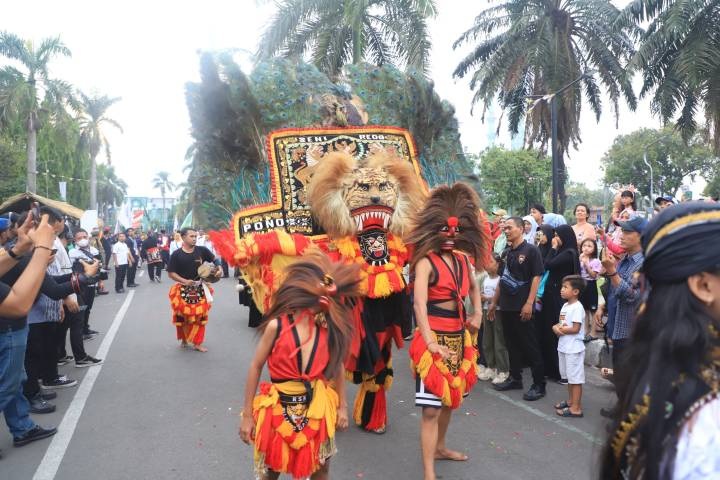 Foto: Seni Reog Ponorogo Siap Tampil di Festival Budaya Kota Tangerang.