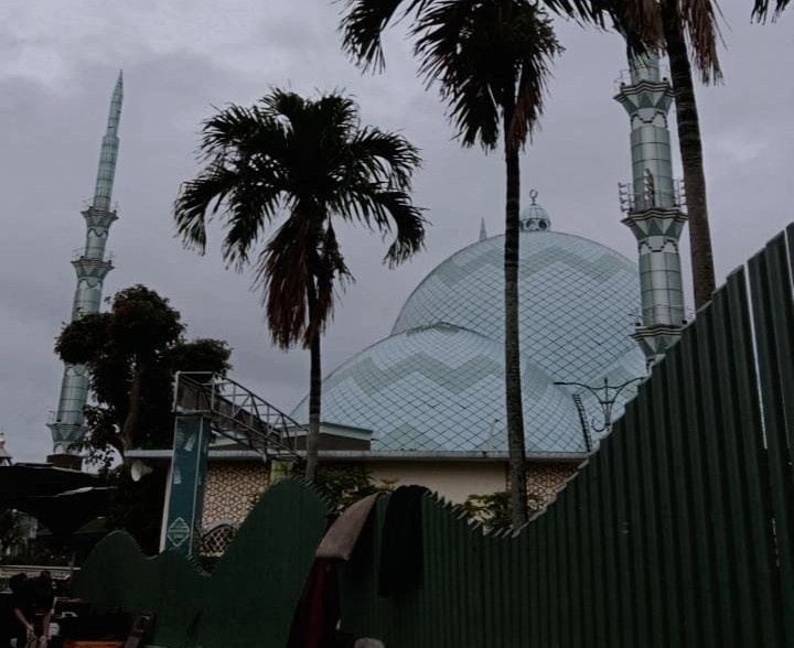 Foto: Lokasi Masjid Al-A'Zhom