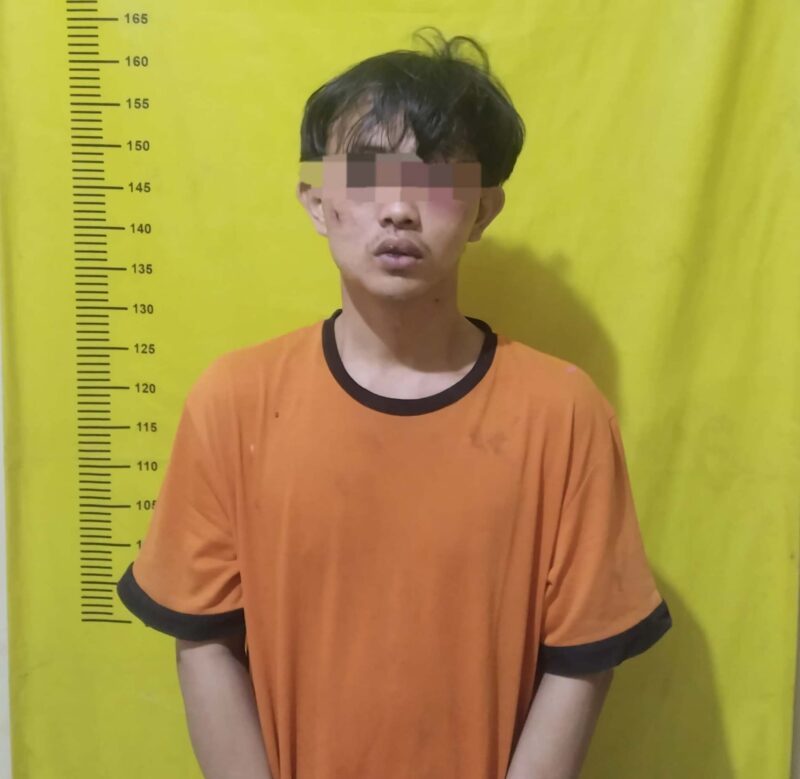 Foto: Pelaku Curanmor Inisial Z Saat Diamankan Polsek Cipondoh.