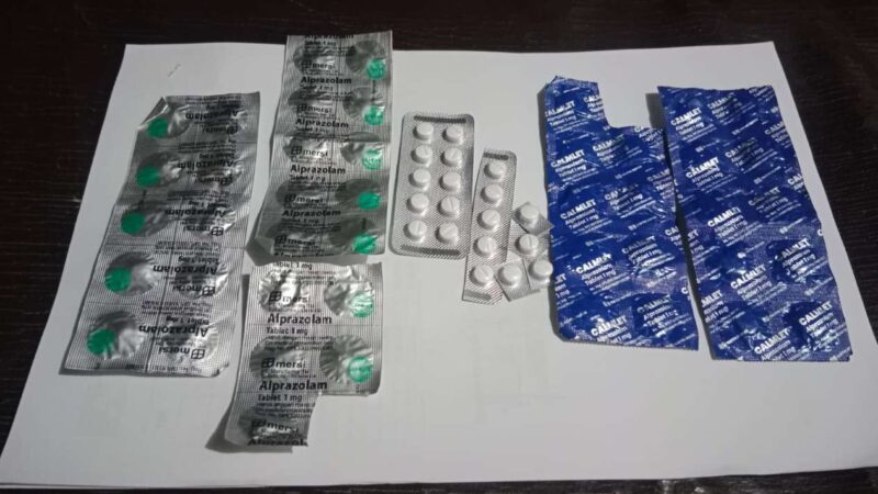 Foto: Barang Bukti Obat Terlarang Yang Diamankan Polsek Karawaci.