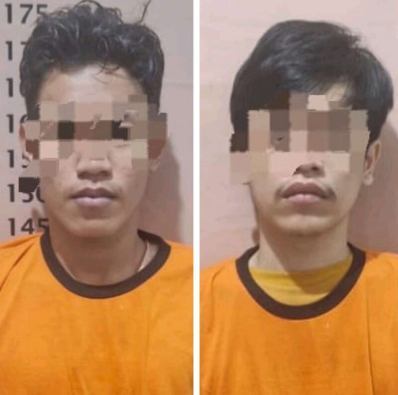 Foto: BM dan RA Pelaku Curanmor Saat Diamankan di Mapolsek Karawaci.
