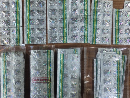 Foto: Ratusan BB Obat Daftar G Saat Diamankan Polisi di Tangerang.