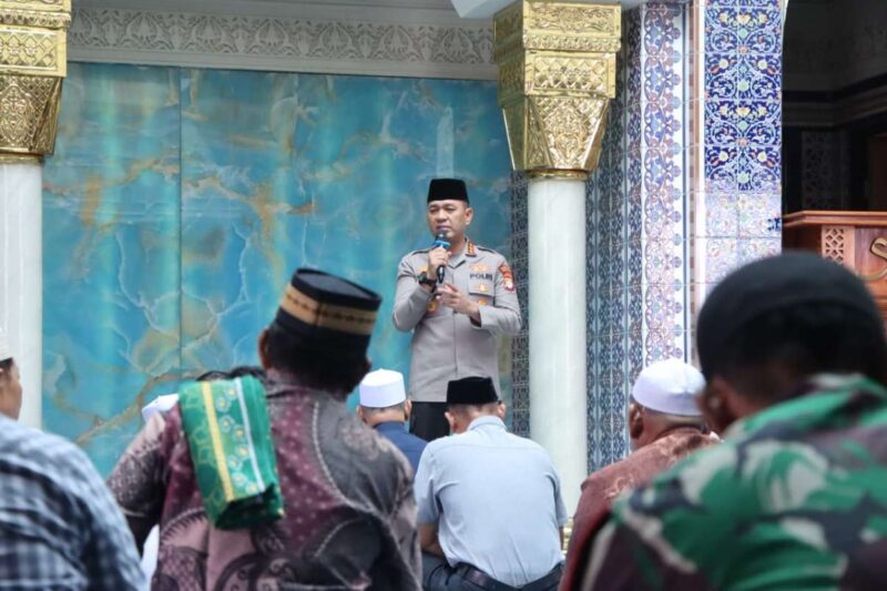 Foto: Kapolres Metro Tangerang Kota, Kombes Pol Raden Muhammad Jauhari Saat Melaksanakan Jumling di Karawaci, Kota Tangerang. 