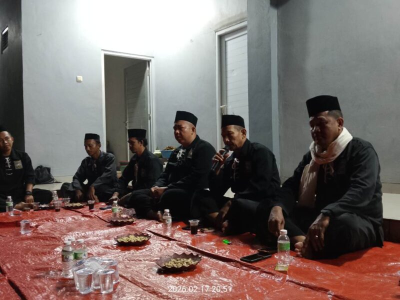 Foto: Suasana Acara Munggahan di PSHT Rayon Royal, Ranting Rajeg, Cabang Kabupaten Tangerang. 