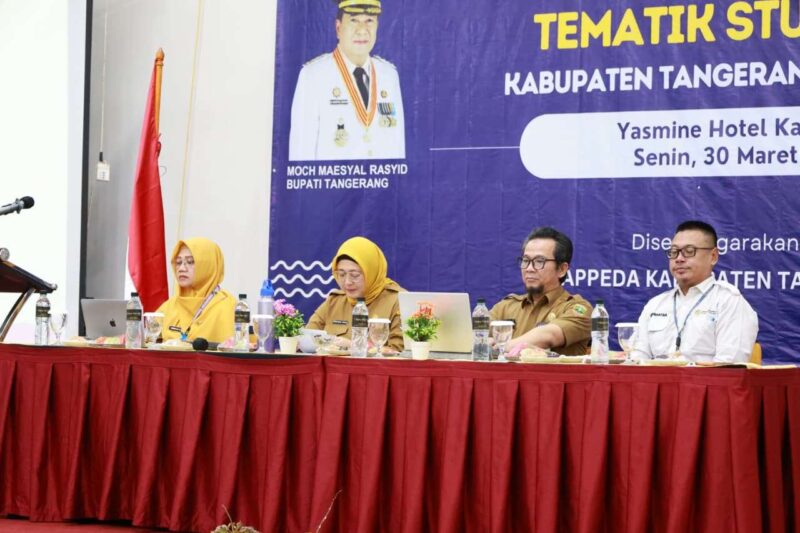 Foto: Wakil Bupati Tangerang, Intan Nurul Hikmah Saat Membuka Pramusrenbang Rembuk Stunting. 