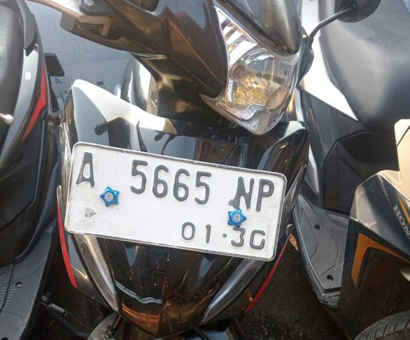 Foto: BB Dua Unit Sepeda Motor Saat Diamankan Unit Reskrim Polsek Batuceper.