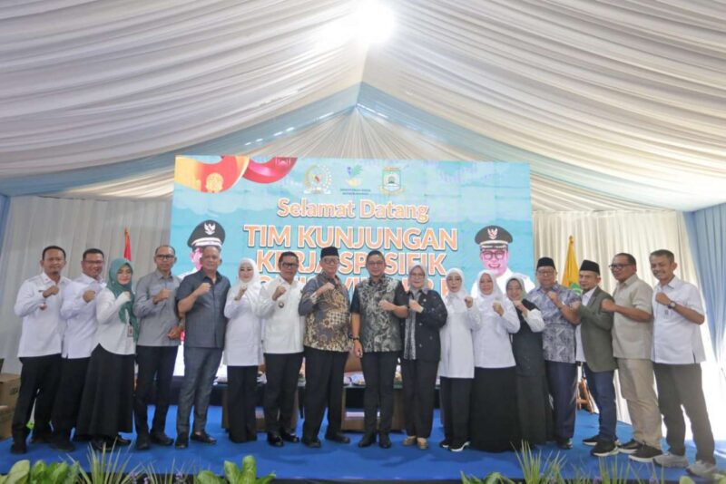 Foto: Komisi lll DPRD RI Berfoto Bersama Wakil Wali Kota Tangerang, H. Maryono Hasan beserta Jajaran Usai Kunspek.
