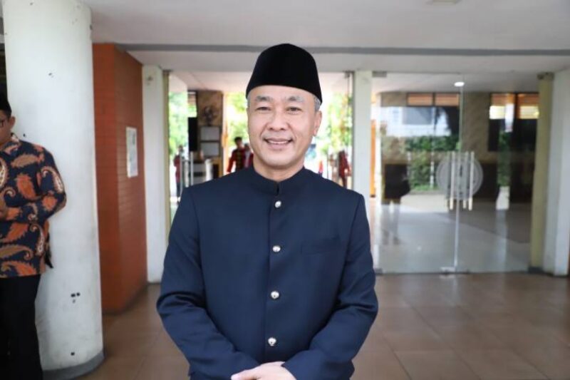 Foto: Kadisdik Kota Tangerang, Wahyudi Iskandar Saat Memberikan Keterangan Pers Usai Hardiknas 2026.