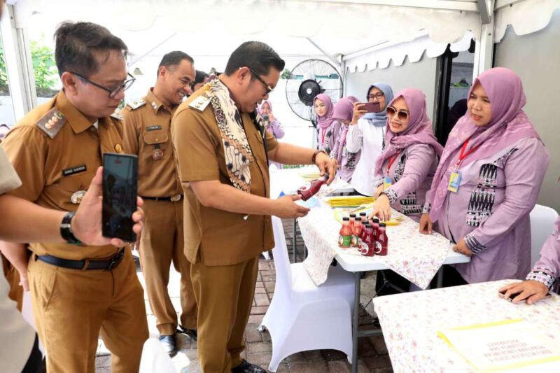Foto: Wakil Walikota Tangerang, H. Maryono Hasan Saat Sambangi Kp. KB Ceria di Cinodasari. 