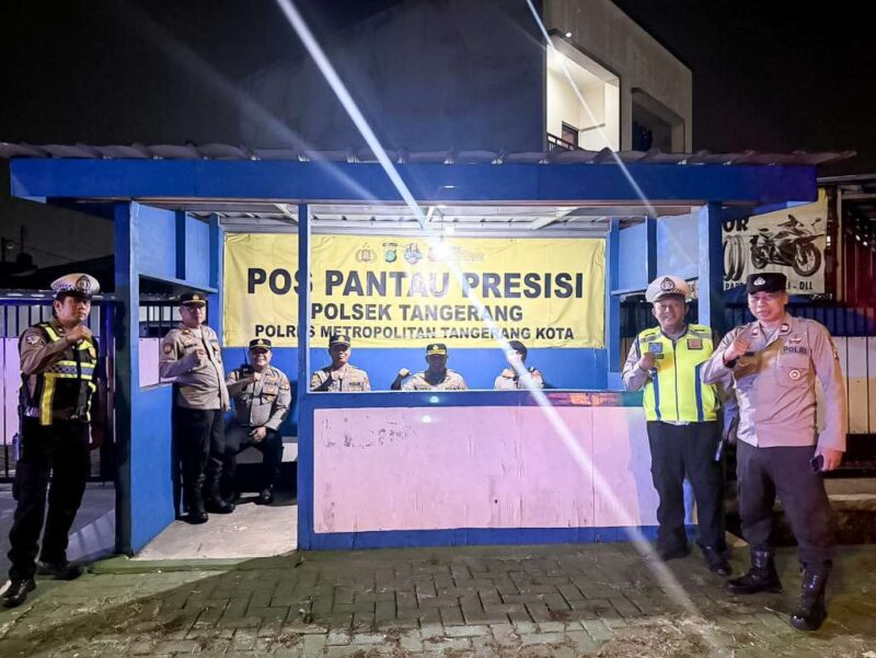 Foto: Salah Satu Dari 22 Pos Pantau Yang Disiagakan Polres Metro Tangerang Kota.