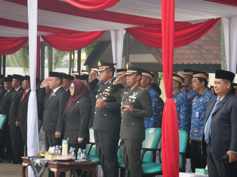 Foto: Komandan Kodim (Dandim) 0510/Tigaraksa, Letkol Inf. Yudho Setyono, S.H., saat menghadiri Upacara Peringatan Hari Lahir Pancasila Tahun 2026.