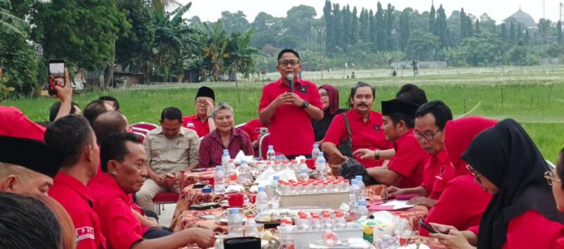 Foto: PDI Perjuangan Kota Tangerang Saat Menggelar Rapat Tiga Pilar Partai. 