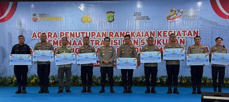 Foto: Polres Metro Tangerang Kota Saat Menerima 7 Penghargaan di Hari Bhayangkara ke -80 Polda Metro Jaya 2026.