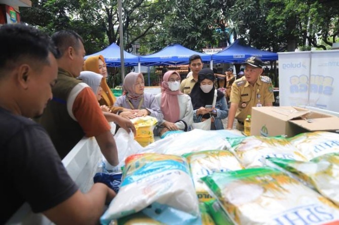 Foto: Gerakan Pangan Murah Pemkot Tangerang.