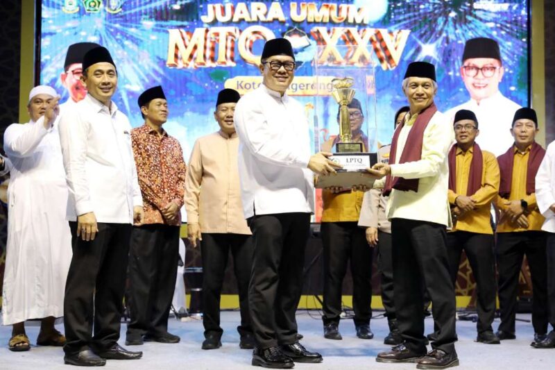 Foto: Wakil Walikota Tangerang, H. Maryono Saat Menghadiri Penutupan MTQ ke-XXV Kota Tangerang. 