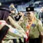 Foto: Wali Kota Tangerang, H. Sachrudin Saat Mengkukuhkan 1000 Pramuka Garuda. 