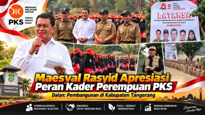 Foto: Banner Acara PKS Kabupaten Tangerang 