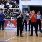 Wakil Walikota Tangerang, H. Maryono dan Kapolres Metro Tangerang Kota Kombes Pol Herbin Sianipar Saat
menghadiri final Perbasi Cup Kota Tangerang 2026, Sabtu (26/9/2026).