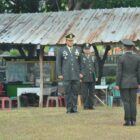 Kasdim 0510/Tigaraksa Mayor Inf Windra Sanur Saat Menjadi Inspektur Upacara di Hari Kesaktian Pancasila.