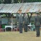 Kasdim 0510/Tigaraksa Mayor Inf Windra Sanur Saat Menjadi Inspektur Upacara di Hari Kesaktian Pancasila.