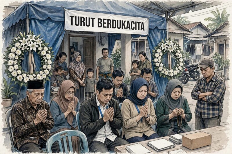 Gambar Ilustrasi Duka Cita