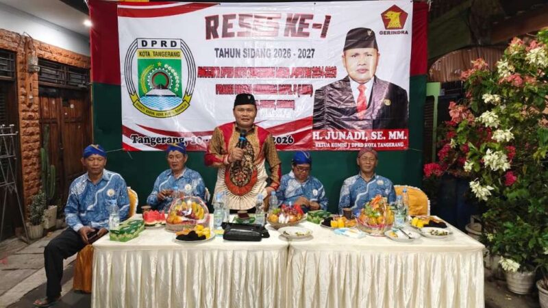 H. Junadi, Ketua Komisi 1 DPRD Kota Tangerang.