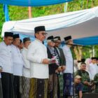 Walikota Tangerang, H. Sachrudin Saat Memberikan Wejangan Kepada Ribuan Santri di Taman Elektrik. 