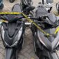 BB Kendaraan Bermotor Hasil Kejahatan Curanmor Saat Diamankan Jatanras Polres Metro Tangerang Kota. 
